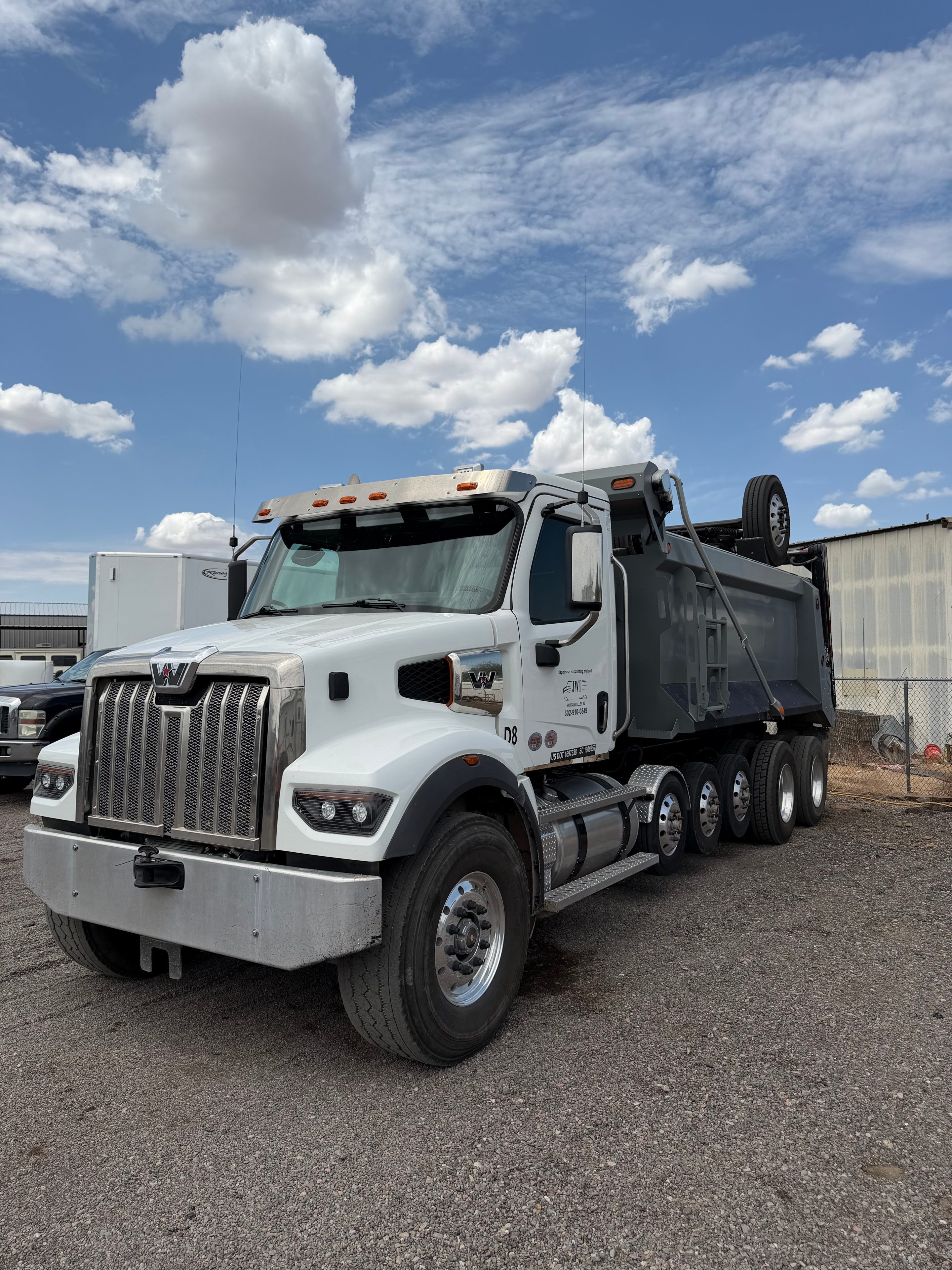 JWT Trucking Super 18 dump truck